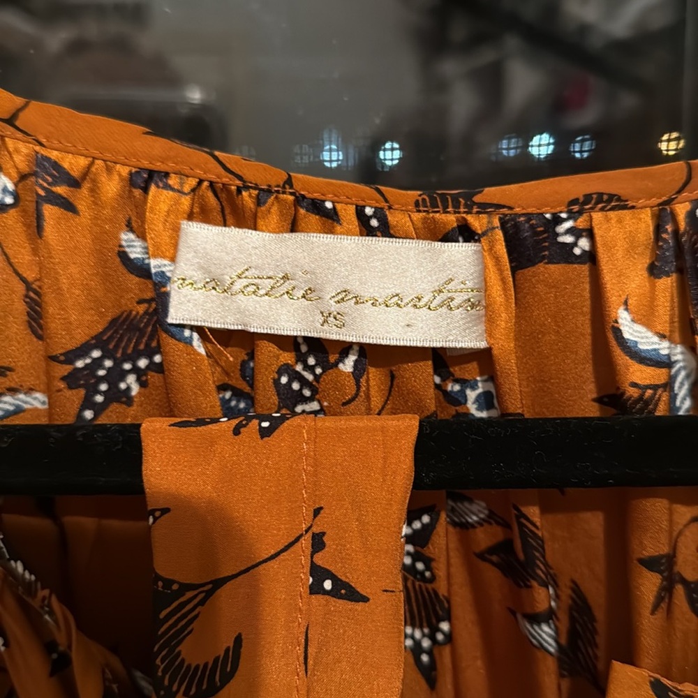 Floral Print Women's Natalie Martin Silk Dress - Picture 2 of 4
